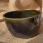 Bowl in black, glossy and smooth, handmade ceramics