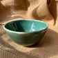 Bowl in jade, glossy and smooth, handmade ceramics