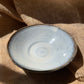 Glossy bowl in light blue, smooth, handmade ceramics