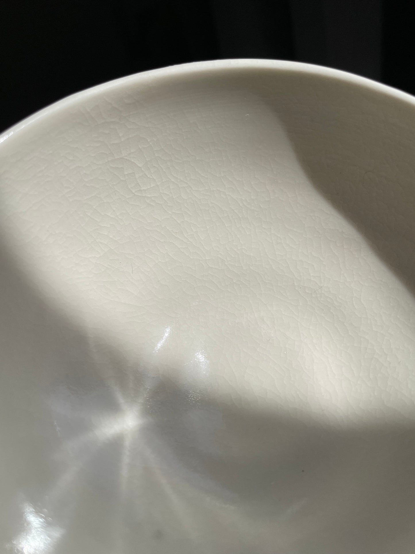 Mini bowl in white, porcelain, smooth, handmade ceramics