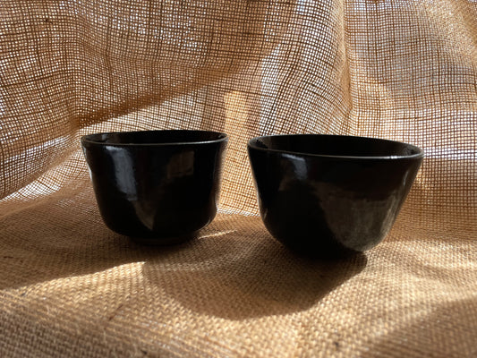 No Problem Mug in dark blue, smooth, handmade ceramics