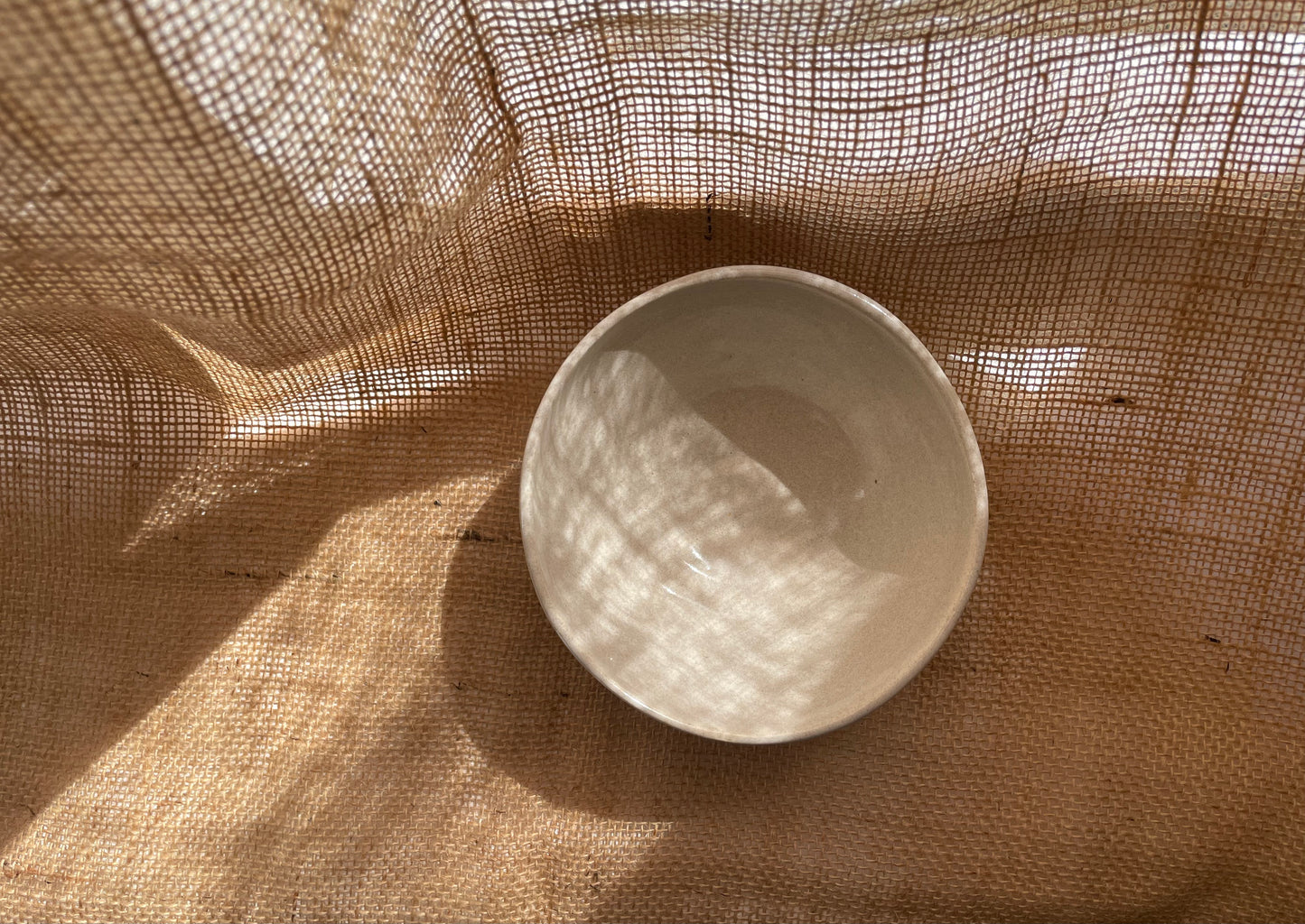 Bowl in light grey, smooth, handmade ceramics