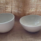 Mini bowl in white, porcelain, smooth, handmade ceramics