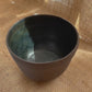 No Problem Mug in dark brown & blue, handmade ceramics