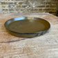 Plate in matt brown, smooth, handmade ceramics