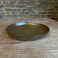 Plate in matt brown, smooth, handmade ceramics